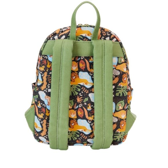 Loungefly Disney Lion King 30th Anniversary All-Over Print Canvas Mini Backpack main image 9